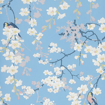 TAPET MASSINGBERD BLOSSOM, Pale Blue