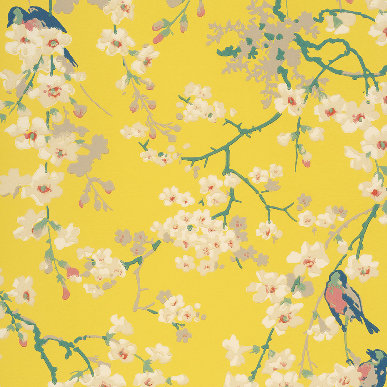 TAPET MASSINGBERD BLOSSOM, Yellow