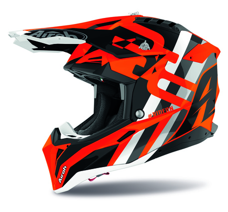 Airoh Hjälm Aviator 3 Rainbow orange matt