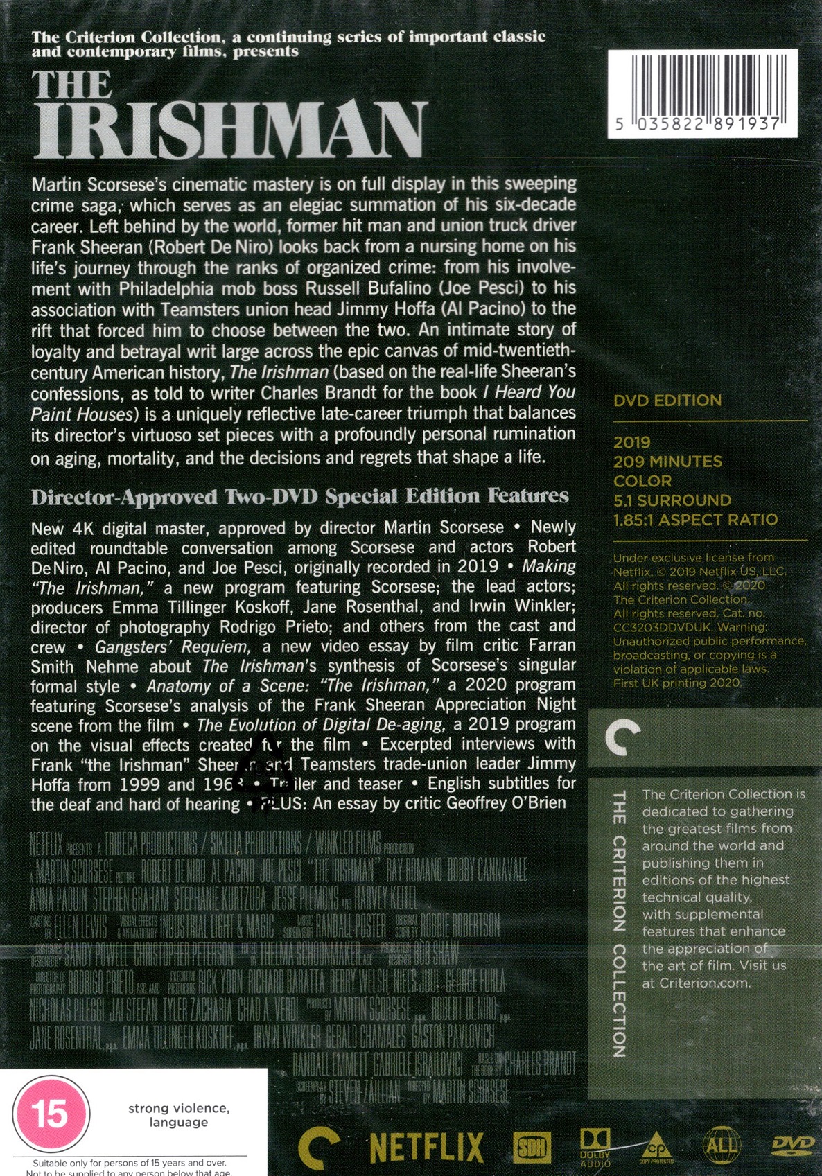 The Irishman (ej svensk text) - 2
