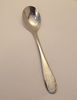 Ducks swimming spoon