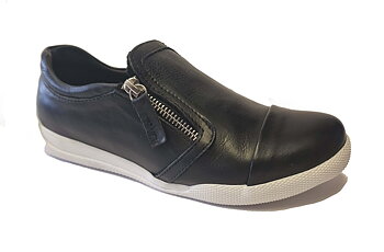 Charlotte of Sweden resår/dragkedja Sneaker  Black