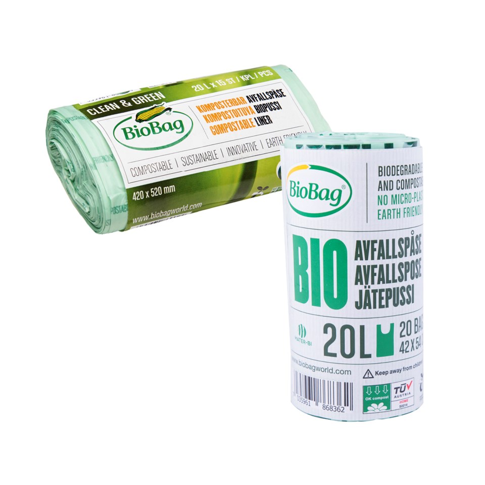 Biobag Komposterbar 20L 15my 420x540mm - 2