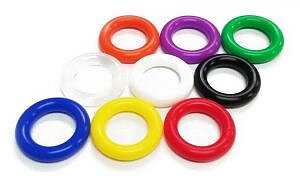 3/4" Rubber Ring - Premium Transparent - Perfect Play