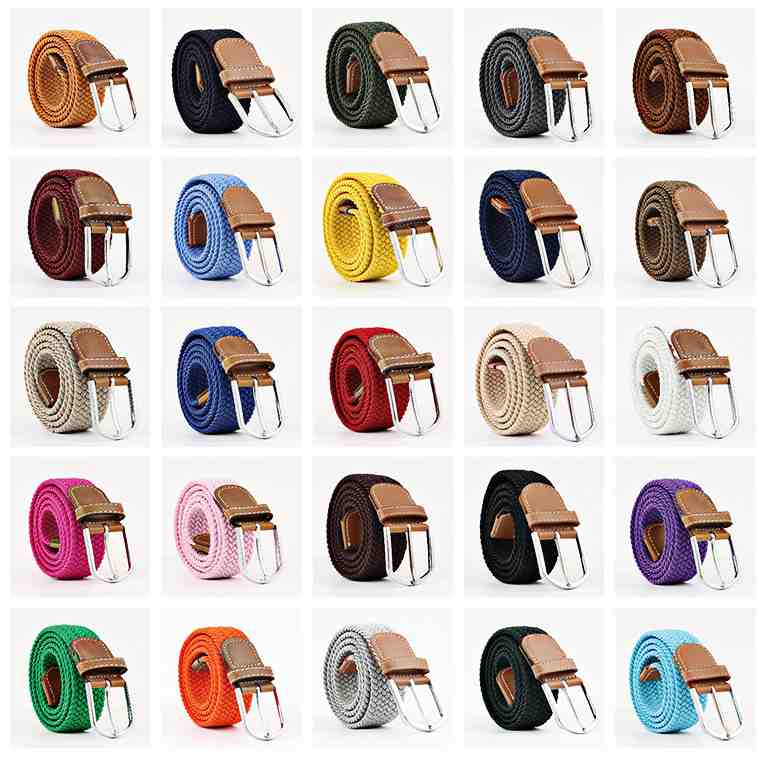 Flexible Canvas Belt - 25 colors