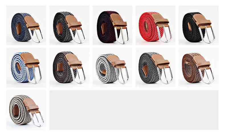 Flexible Canvas Belt - 25 colors - 6