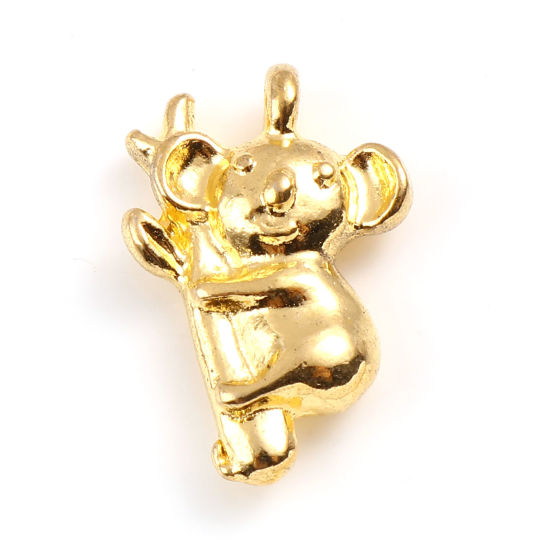 Berlock - Koala,  guld 3D