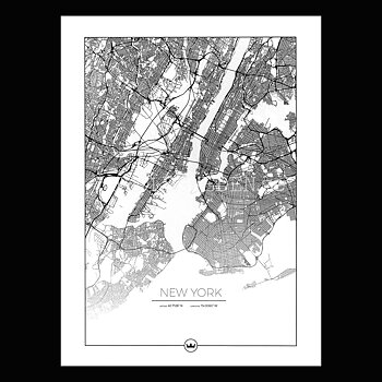 Karta över New York