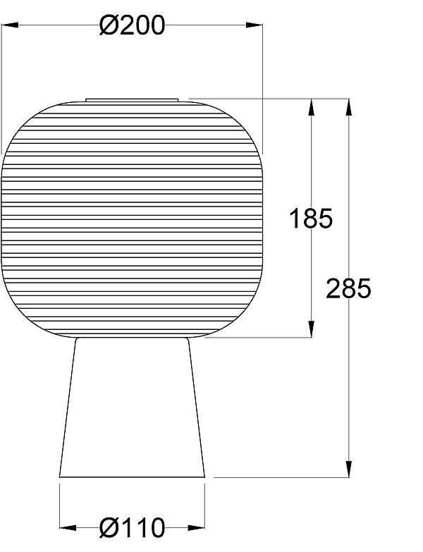 Bordslampa Aura Vit - 2