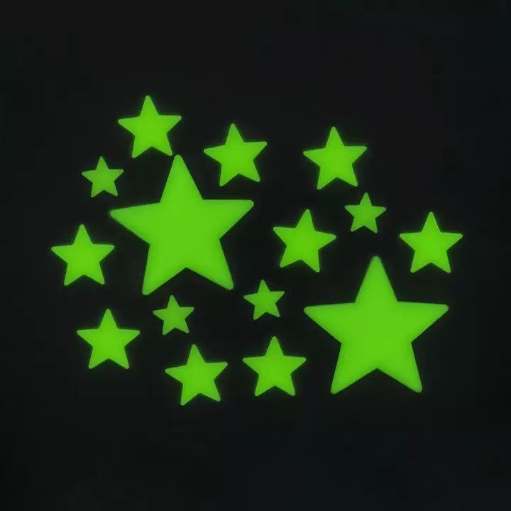 Glow in the dark - Super stars, självlysande stjärnor - 3