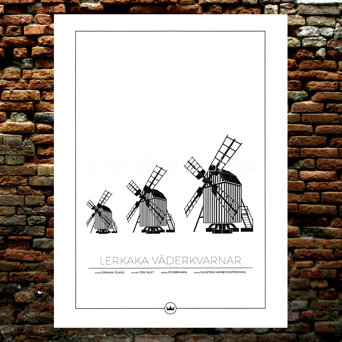 Lerkaka Väderkvarnar -  Öland - 3