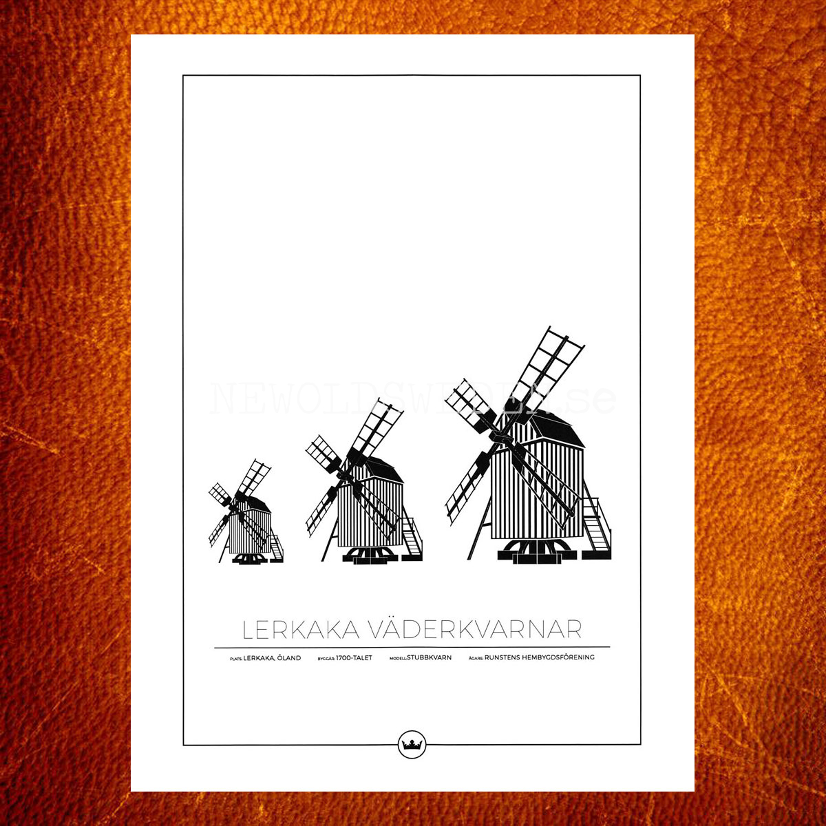 Lerkaka Väderkvarnar -  Öland - 2
