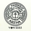 Stig Lindberg (Arena 1973) Three Plates with Orange/Brown Decor 20 cm