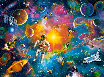 Man in Space, puslespil med 2000 brikker (C-200849)