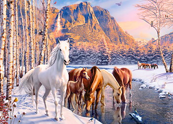 Winter Melt, puslespil med 180 brikker (B-018505)