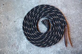 All That Horseman Braid Mecate - Black/Tan