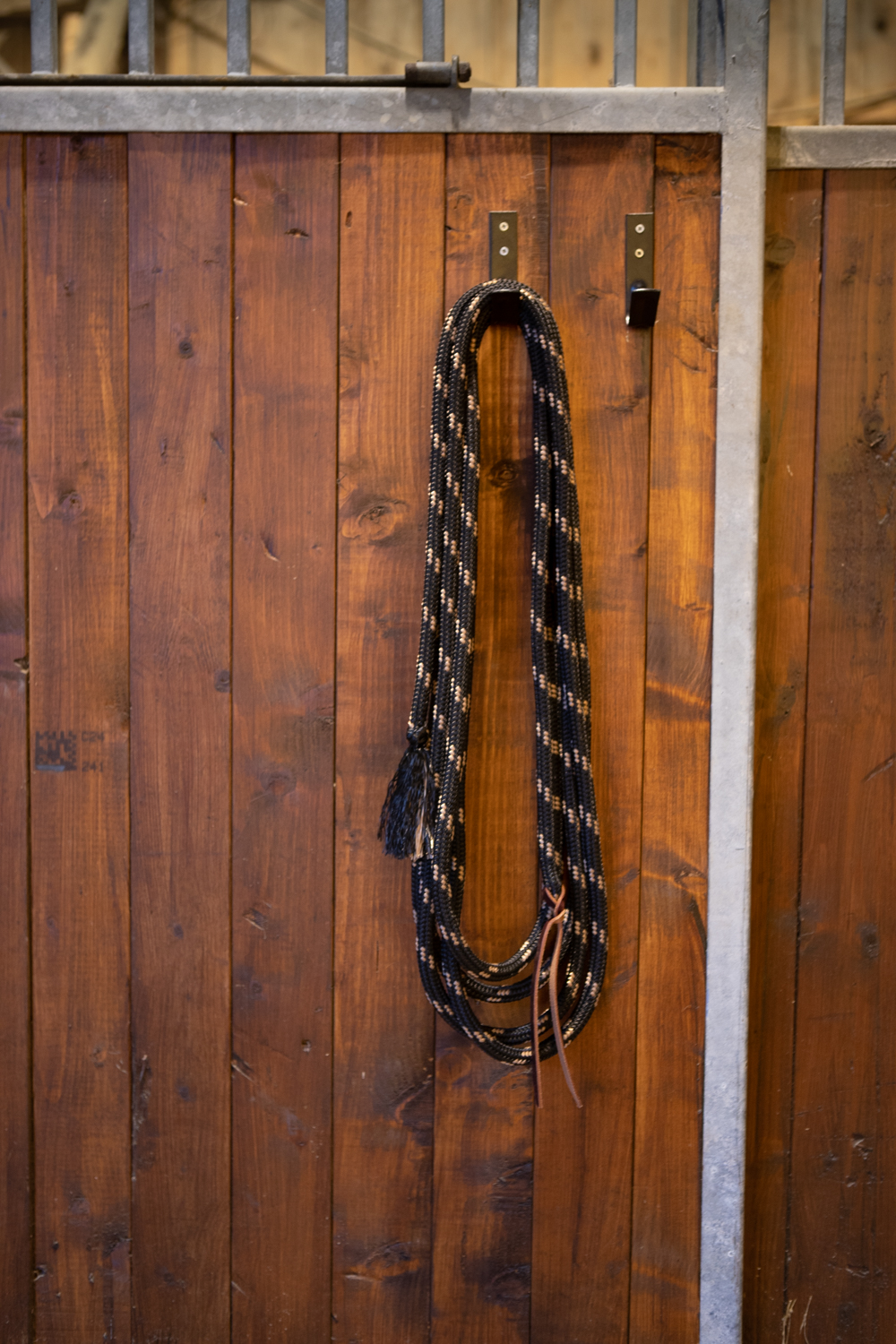 All That Horseman Braid Mecate - Black/Tan - 2