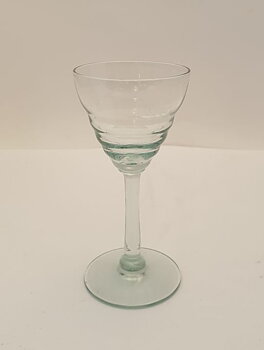 Liqueur glass ice green 1930s