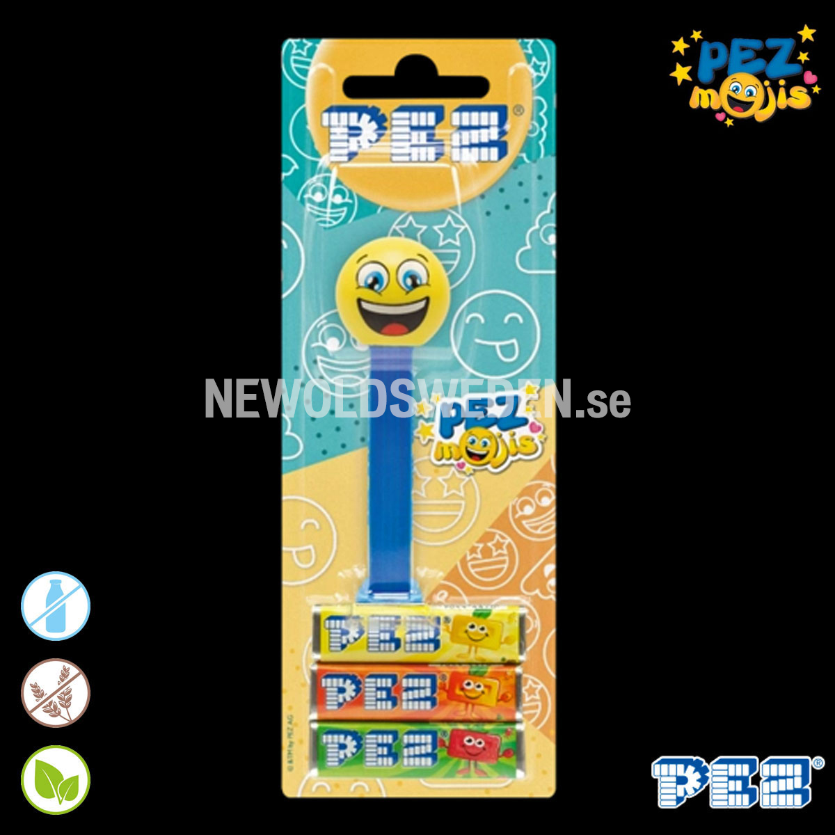 PEZ Dispenser LAUGHING + Godis - PEZMoji Samlarfigur - PE05 - 2