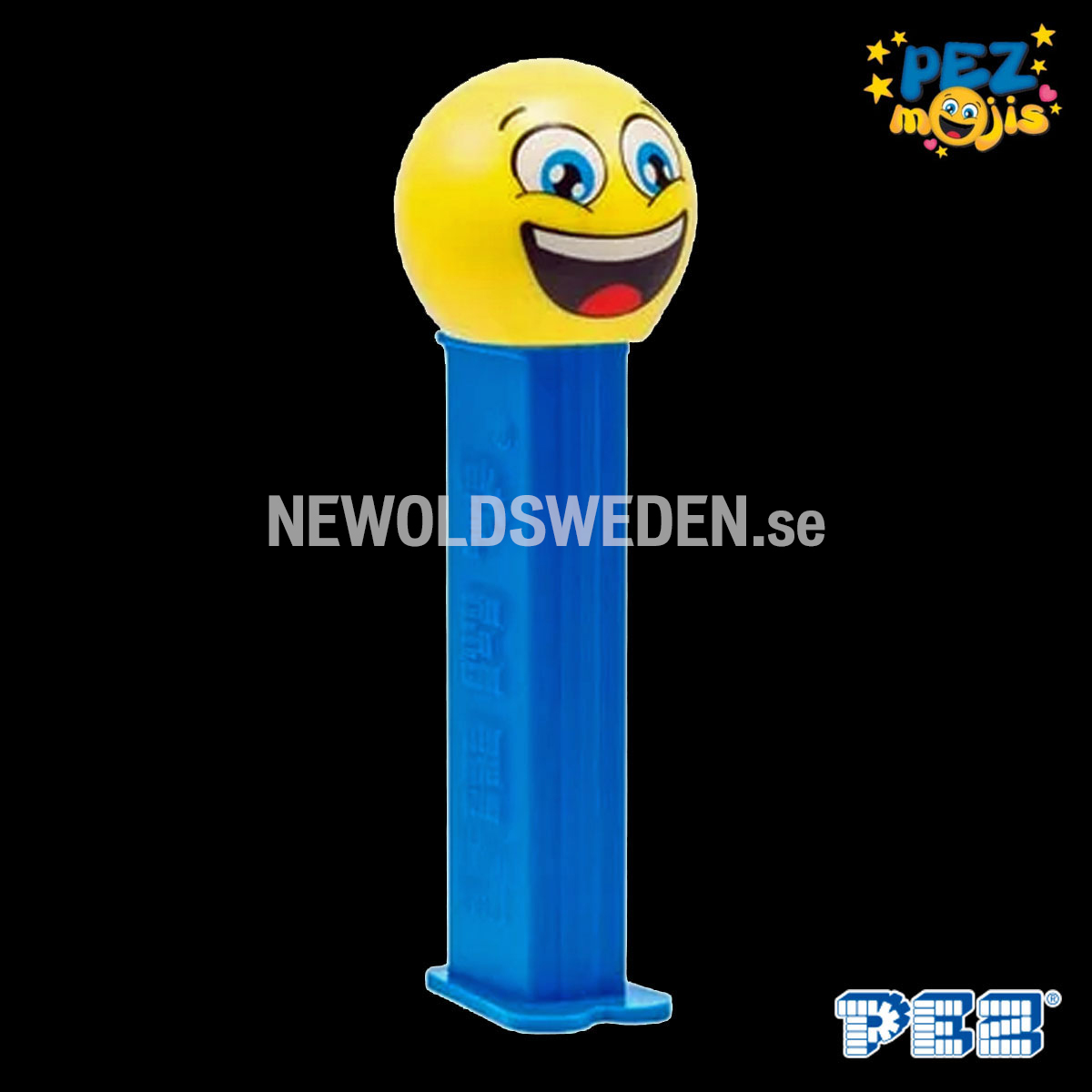 PEZ Dispenser LAUGHING + Godis - PEZMoji Samlarfigur - PE05