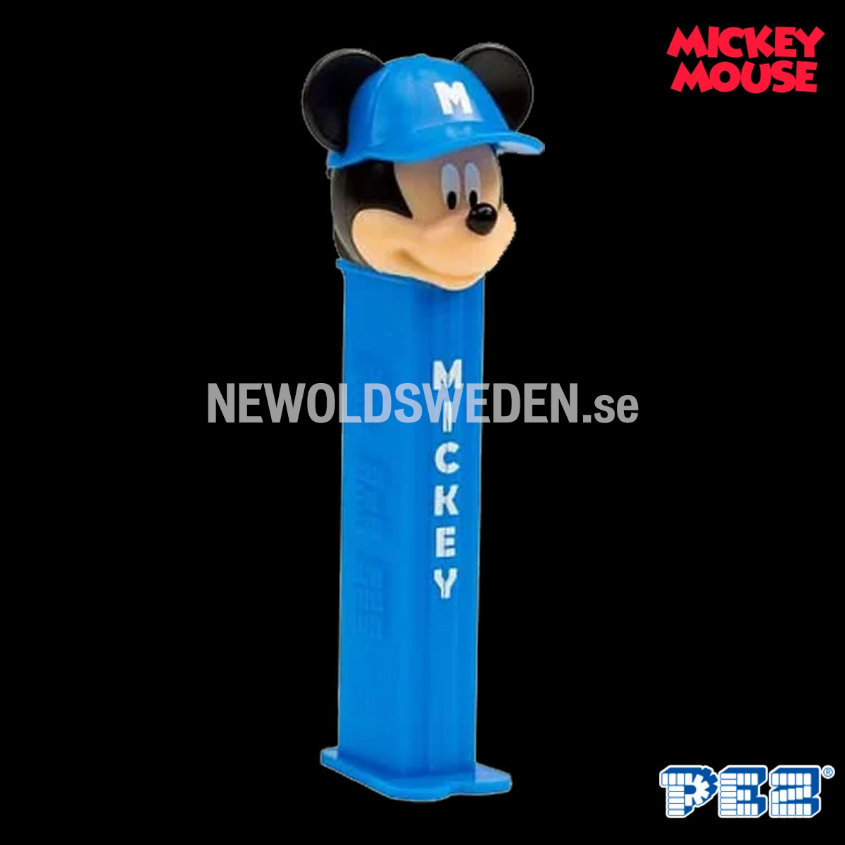 PEZ Dispenser MICKEY BLUE + Godis - Team Mickey & Minnie Samlarfigur - PE13