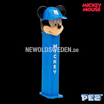PEZ Dispenser MICKEY BLUE + Godis - Team Mickey & Minnie Samlarfigur - PE13