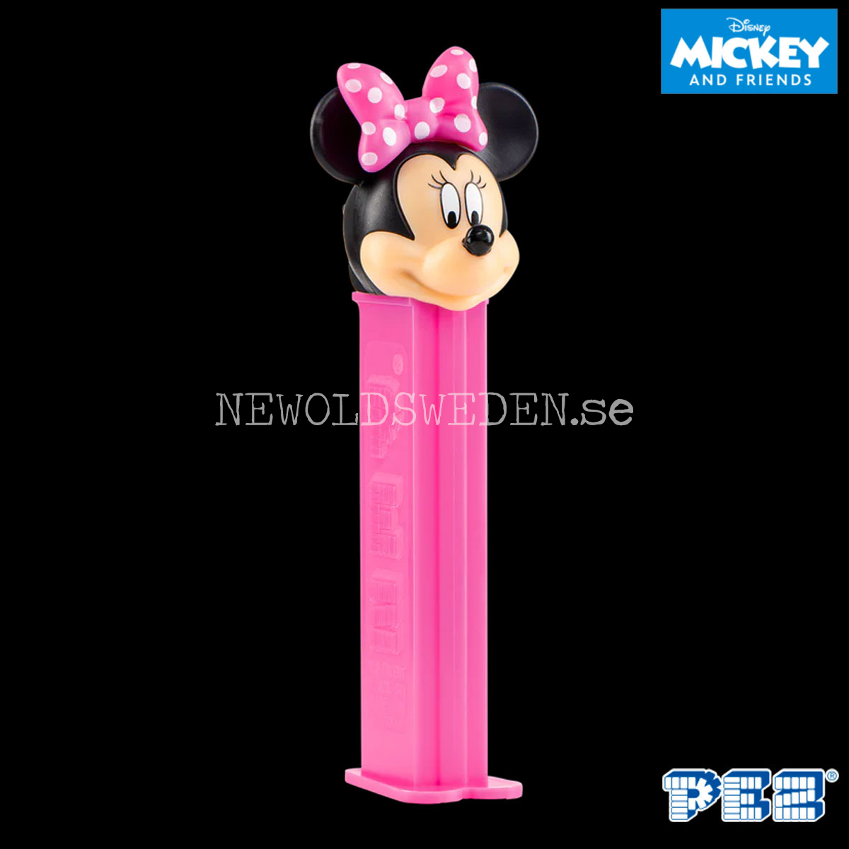 PEZ Dispenser MINNIE + Godis - Mickey and Friends Samlarfigur - PE13