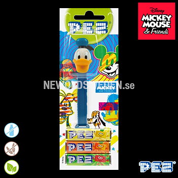 PEZ Dispenser DONALD + Godis - Mickey and Friends Samlarfigur - PE06