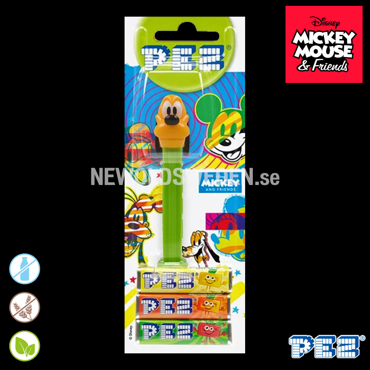 PEZ Dispenser PLUTO + Godis - Mickey and Friends Samlarfigur - PE06 - 2