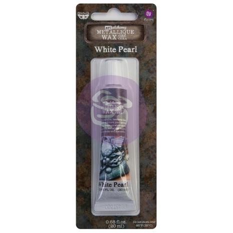 Prima Finnabair Wax Paste Wax  -White pearl (tub)