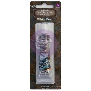 Prima Finnabair Wax Paste Wax  -White pearl (tub)