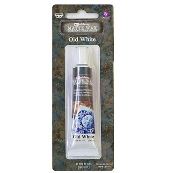Prima Finnabair Matte Wax Paste -Old White (tub)