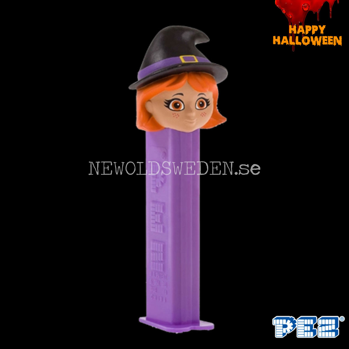 PEZ Dispenser RUBY THE WITCH + Candy - Halloween - PE20