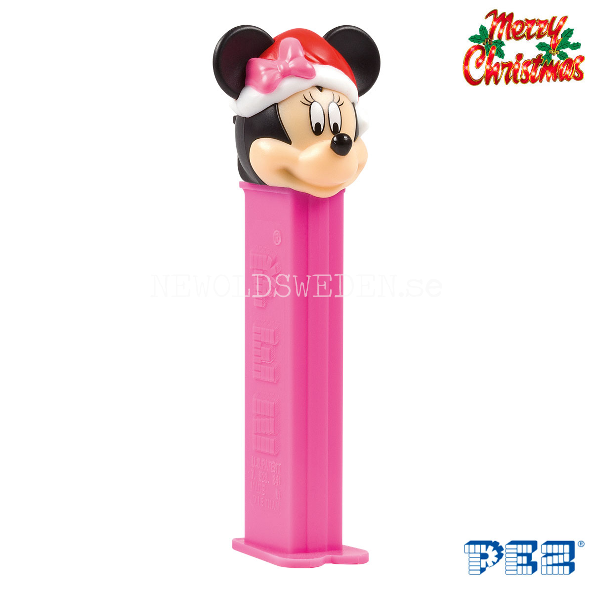 PEZ Dispenser MINNIE SANTA HAT + Godis - X-Mas  Samlarfigur - PE13 - 5