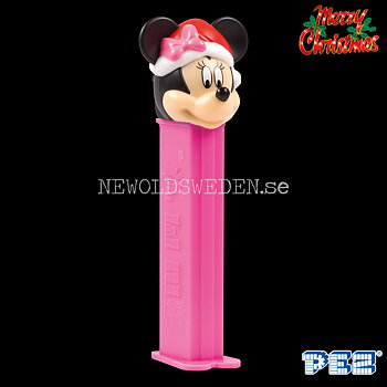 PEZ Dispenser MINNIE SANTA HAT + Godis - X-Mas  Samlarfigur - PE13