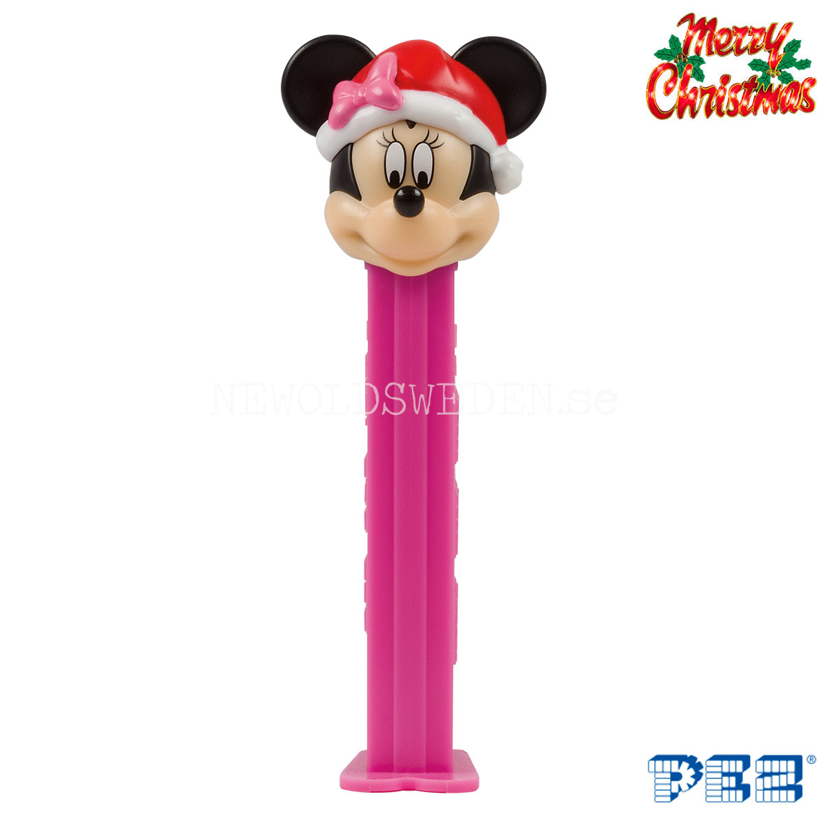 PEZ Dispenser MINNIE SANTA HAT + Godis - X-Mas  Samlarfigur - PE13 - 6