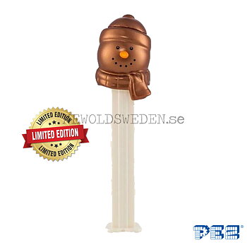 PEZ Dispenser BRONZE SNOWMAN + Godis - LIMITED EDITION Samlarfigur - PE03