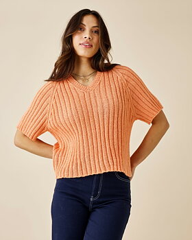 T-shirt i resår - Leonora by Permin