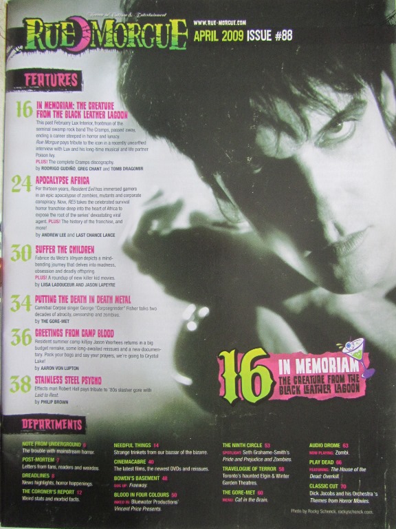 Rue Morgue 2009 #088 - 2