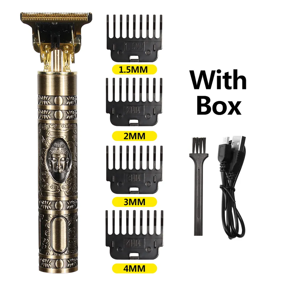 Professionell Graverad Hår och Skägg trimmer - Buddha 7 delar - 3
