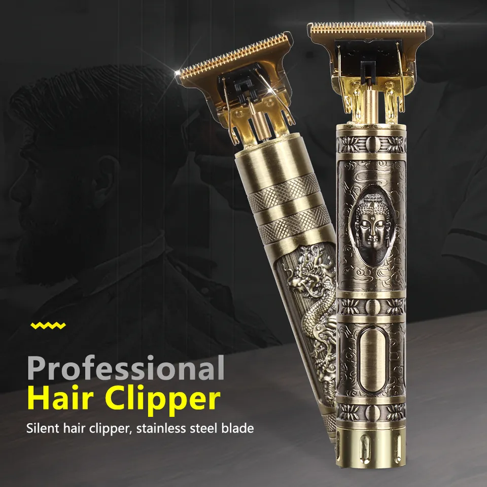 Professional Engraved Hair and Beard Trimmer - Drake 7 Pieces - 4