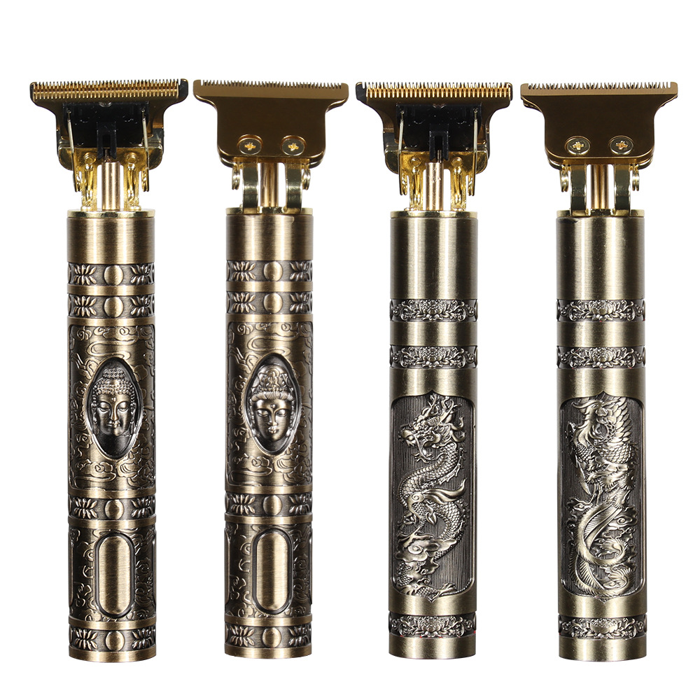 Professional Engraved Hair and Beard Trimmer - Drake 7 Pieces - 11