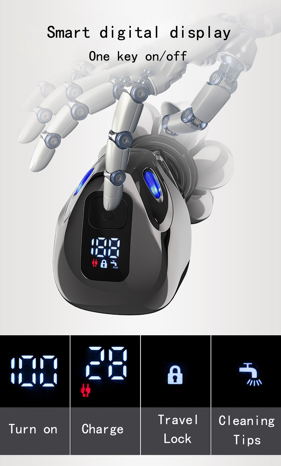 Professional Shaver - Black 7 parts - 14