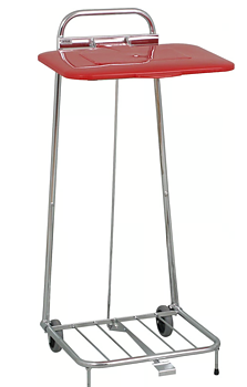 Sopsäckvagn Med Lock och Pedal 125L