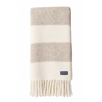 Chunky Barstripe Throw Blanket - Camel Melange