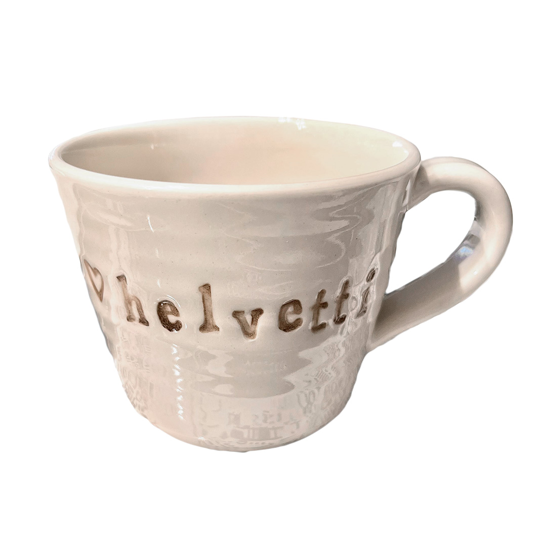 Mugg / Beige / Helvetti