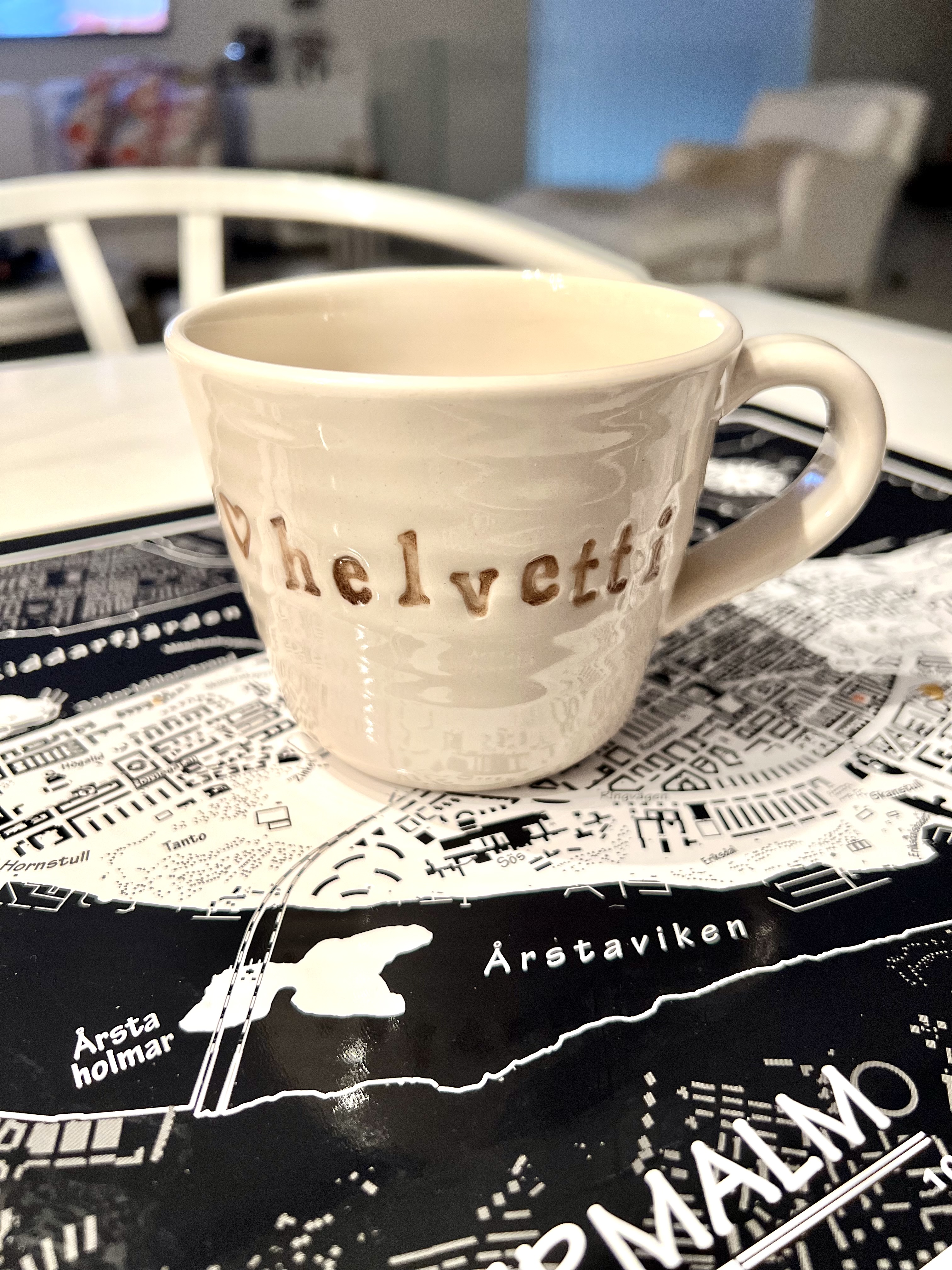 Mugg / Beige / Helvetti - 3