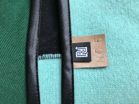 Plädsjal Grama, Ljusturkos/svart/offwhite/grön, No 5 - 4