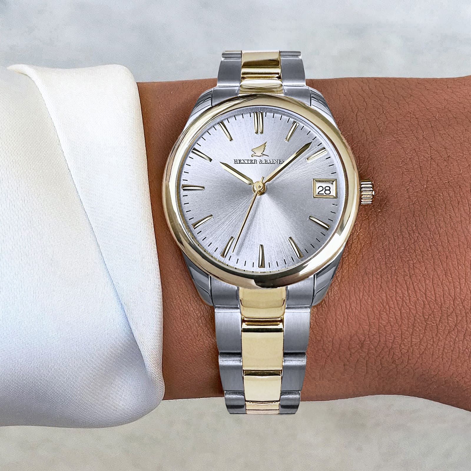Classic Gold Silver Hexter Baines