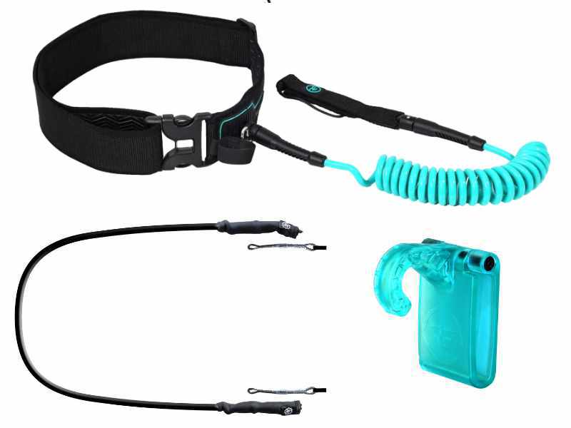 Ride Engine wingsurf waist belt leash with the Nug and line